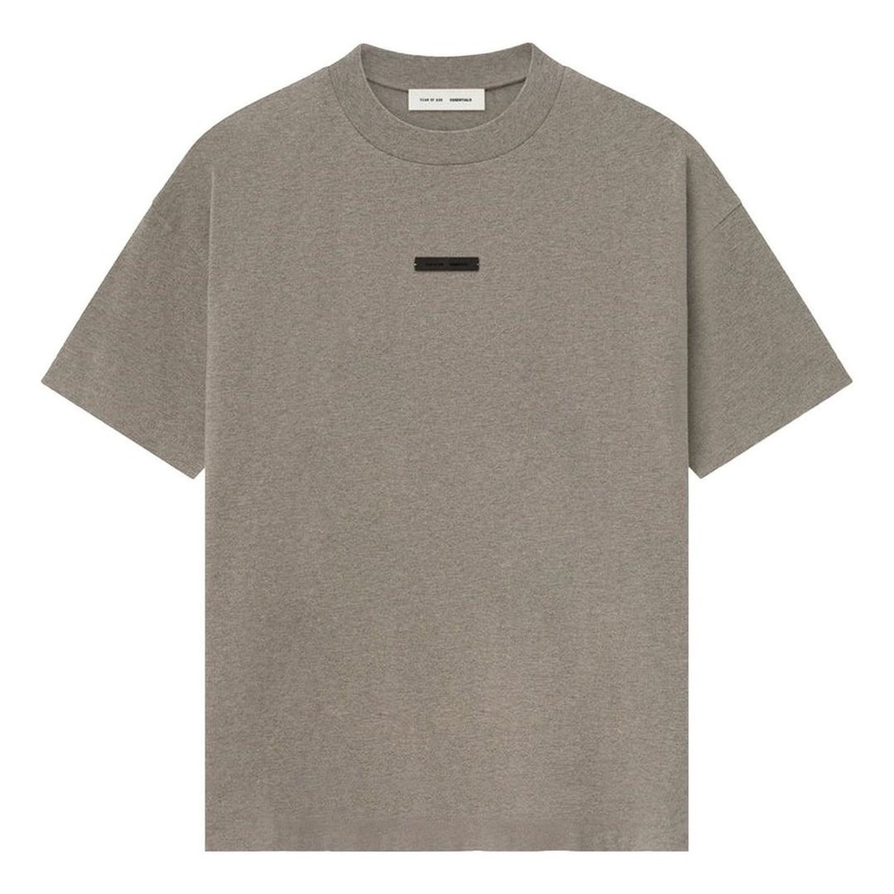 NWT Fear of God ESSENTIALS Classic Fit T-Shirt Homestead Heather Metallic XS